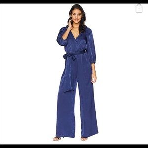 BCBG MAX AZARIA NAVY BLUE JUMPSUIT MEDIUM